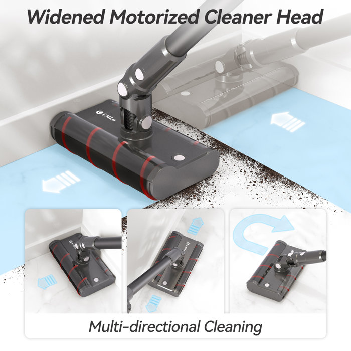 Umlo OmniDirectional Cordless Bagless Stick Vacuum & Reviews Wayfair